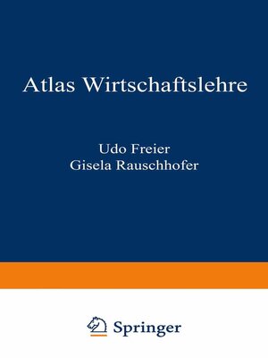 cover image of Atlas Wirtschaftslehre